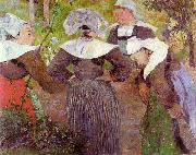 Paul Gauguin Four Breton Women